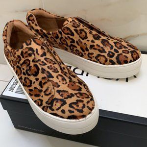 Anthropologie J/Slides Animal Print Platform Sneakers Size 6.5M